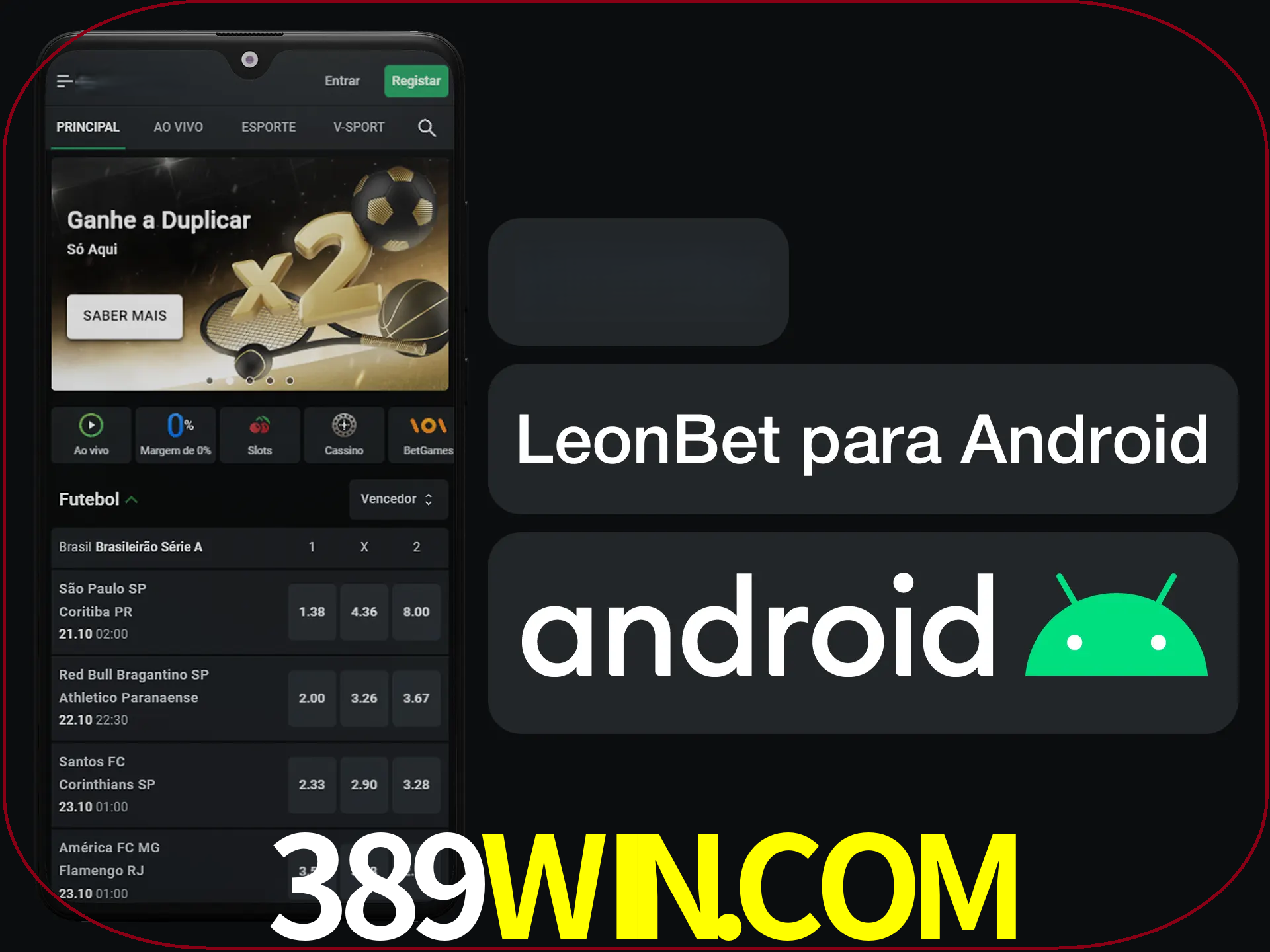 Adquira sua versão poket de LeonBet.